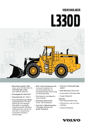 Cargadoras de ruedas Volvo L 330 D-LB