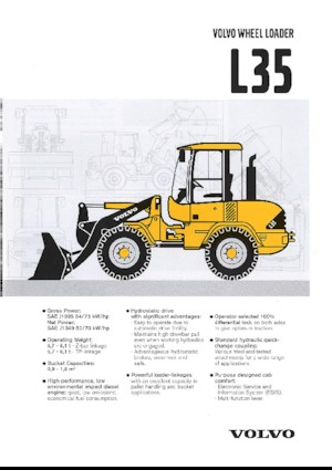 Cargadoras de ruedas Volvo L 35