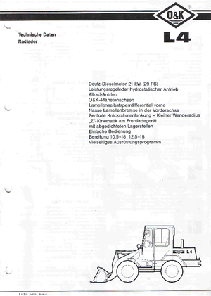 Cargadoras de ruedas O&K L 4 C