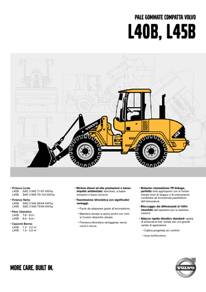 Cargadoras de ruedas Volvo L45B TPS