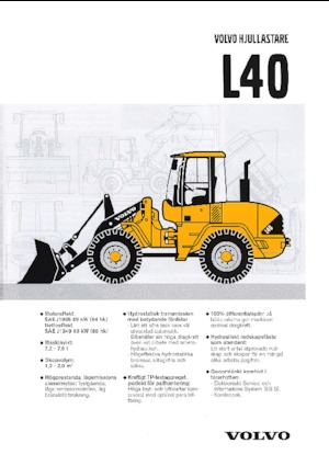 Cargadoras de ruedas Volvo L 40