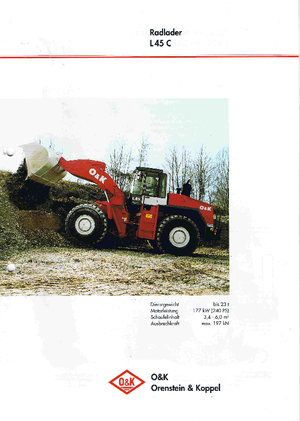 Cargadoras de ruedas O&K L 45 C