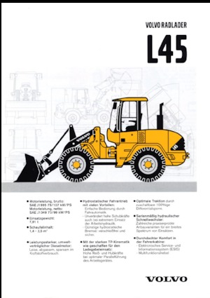 Cargadoras de ruedas Volvo L 45
