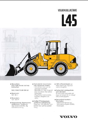 Cargadoras de ruedas Volvo L 45