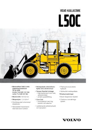 Cargadoras de ruedas Volvo L 50 C