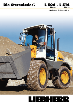 Cargadoras de ruedas Liebherr L 508 Stereo
