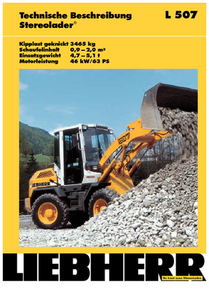 Cargadoras de ruedas Liebherr L 507 P-Stereo