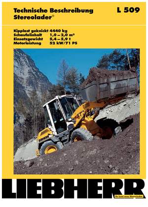 Cargadoras de ruedas Liebherr L 508 Z-Stereo