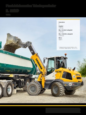 Cargadoras de ruedas Liebherr L 509 Tele