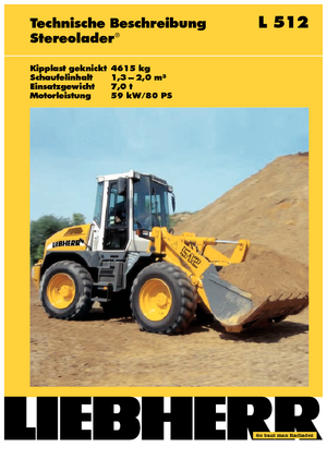 Cargadoras de ruedas Liebherr L 512 P-Stereo