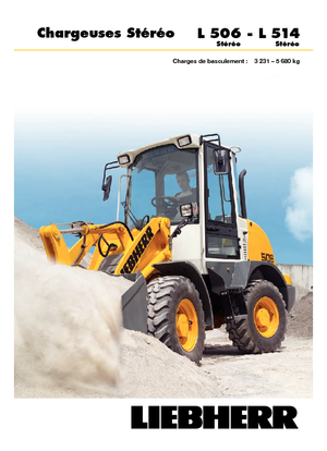 Cargadoras de ruedas Liebherr L 514 P-Stereo