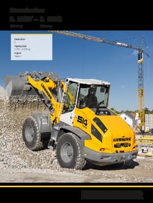 Cargadoras de ruedas Liebherr L 514 Stereo