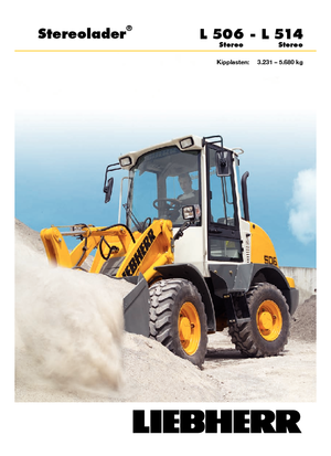 Cargadoras de ruedas Liebherr L 514 Z-Stereo