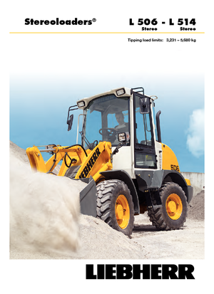 Cargadoras de ruedas Liebherr L 514 Z-Stereo