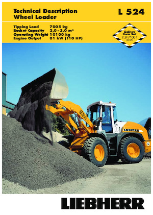 Cargadoras de ruedas Liebherr L 524