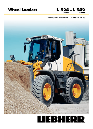 Cargadoras de ruedas Liebherr L 524 P 2 plus 1