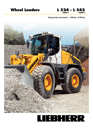 Cargadoras de ruedas Liebherr L 524 P
