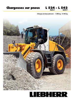 Cargadoras de ruedas Liebherr L 524 P