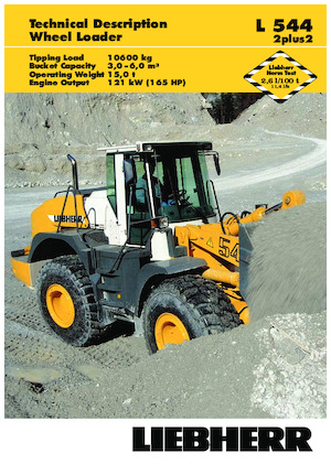 Cargadoras de ruedas Liebherr L 544 2+2