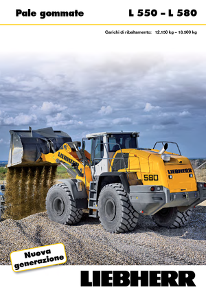 Cargadoras de ruedas Liebherr L 550