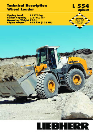 Cargadoras de ruedas Liebherr L 554 2+2