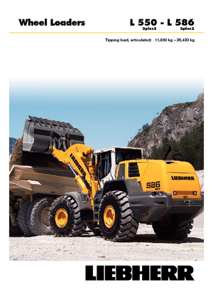 Cargadoras de ruedas Liebherr L 566