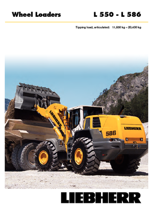 Cargadoras de ruedas Liebherr L 566