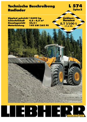 Cargadoras de ruedas Liebherr L 574