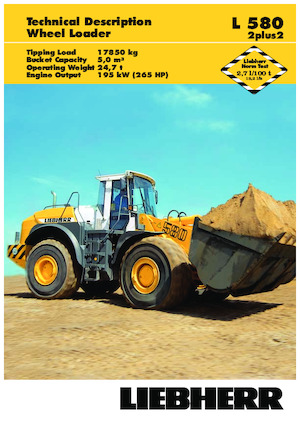Cargadoras de ruedas Liebherr L 580 2+2