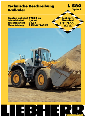 Cargadoras de ruedas Liebherr L 580