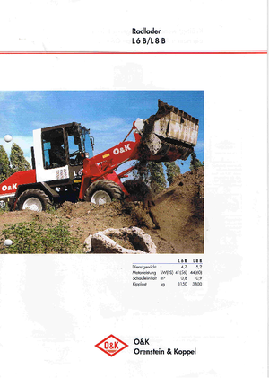Cargadoras de ruedas O&K L 8 B