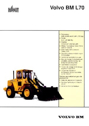 Cargadoras de ruedas Volvo L 70