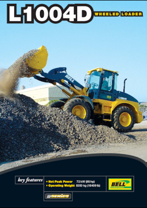 Cargadoras de ruedas Bell L1004D