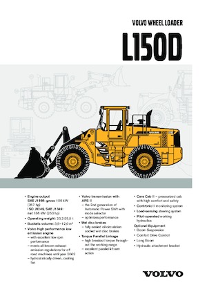 Cargadoras de ruedas Volvo L150DLB