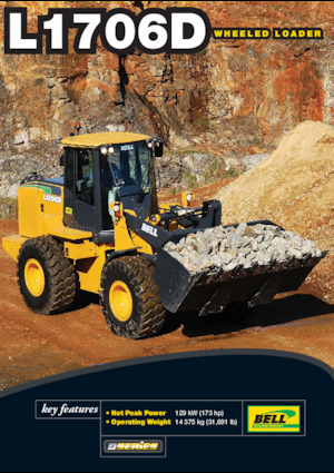 Cargadoras de ruedas Bell L1706D