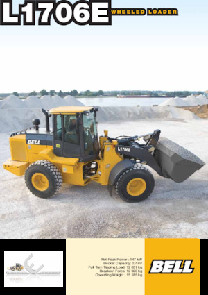 Cargadoras de ruedas Bell L1706E