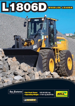 Cargadoras de ruedas Bell L1806D