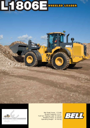 Cargadoras de ruedas Bell L1806E