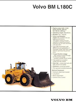 Cargadoras de ruedas Volvo L180CH-L