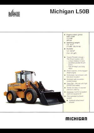Cargadoras de ruedas Michigan L50B