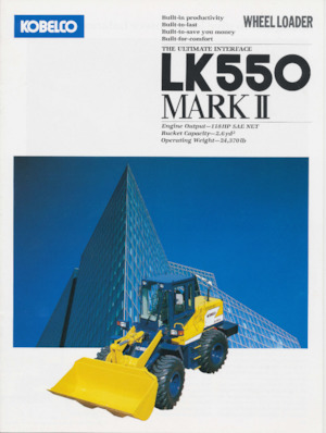 Cargadoras de ruedas Kobelco LK550