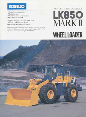 Cargadoras de ruedas Kobelco LK850