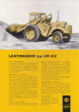 Cargadoras de ruedas Volvo LM222
