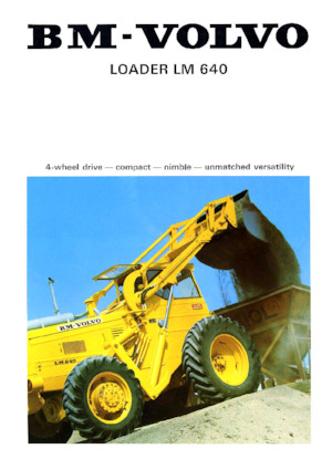 Cargadoras de ruedas Volvo LM640