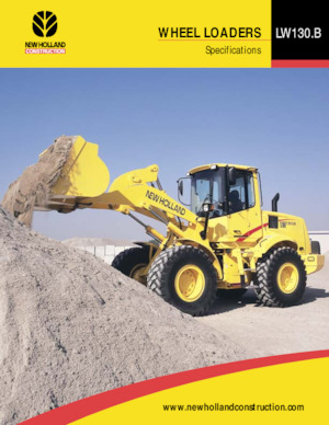 Cargadoras de ruedas New Holland LW130 B