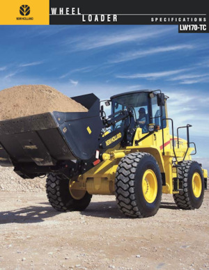 Cargadoras de ruedas New Holland LW170 TC