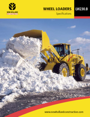 Cargadoras de ruedas New Holland LW230 B