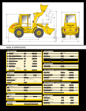 Cargadoras de ruedas New Holland LW50 B