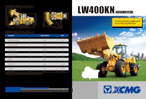 Cargadoras de ruedas XCMG LW400KN