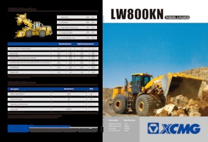 Cargadoras de ruedas XCMG LW800KN
